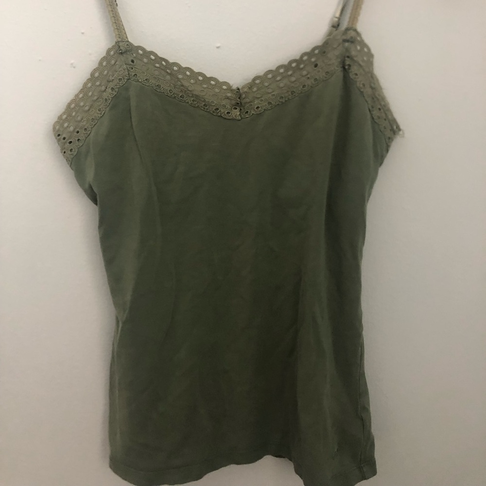 American Eagle Outfitters Green Tank top